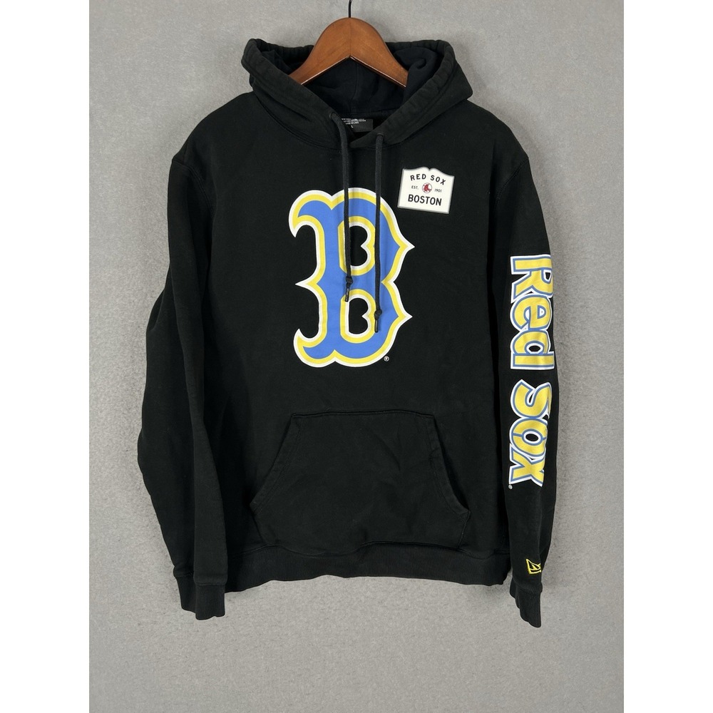Boston Red Sox City Connect Hoodie Yellow SZ Large - Picture 1 of 8